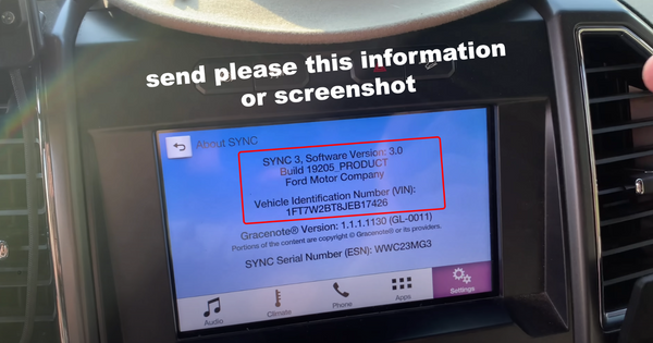 Latest Update 2023 Ford Lincoln APIM Sync 3 Maps + Software 3.4 v. 23188