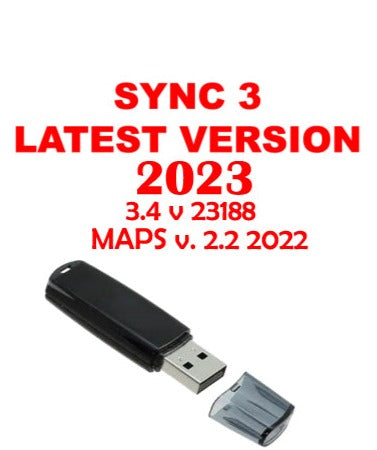 Latest Update 2023 Ford Lincoln APIM Sync 3 Maps + Software 3.4 v. 23188